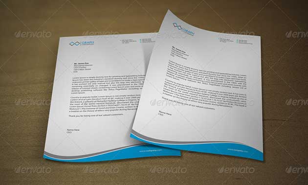 25 Free Letterhead Templates Available In Psd Ms Word Pdf Formats