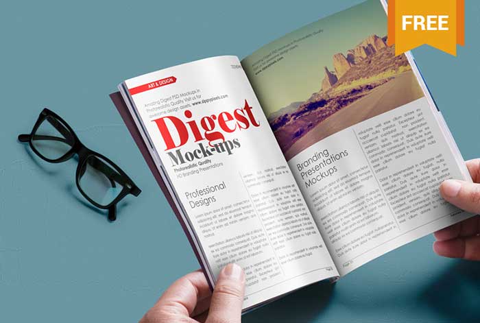 Download 33 Best Free Magazine Mockup Templates In Psd To Download