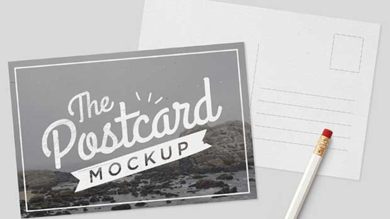 Download 45 Best Free Postcard Mockup Psd Templates