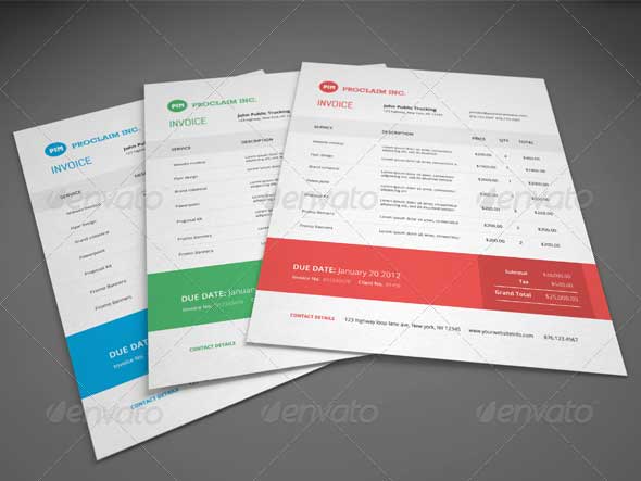 50 Free Invoice Templates Psd Indd Excel Formats Download