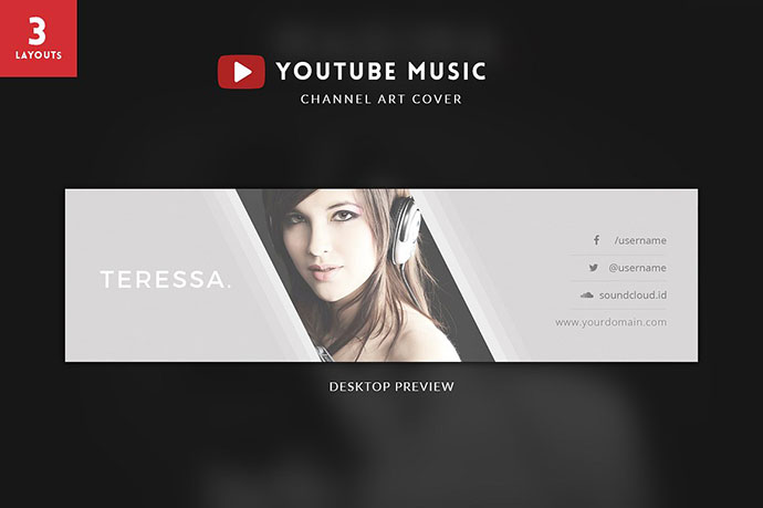 35 Amazing Free Youtube Banner Templates Psd Download