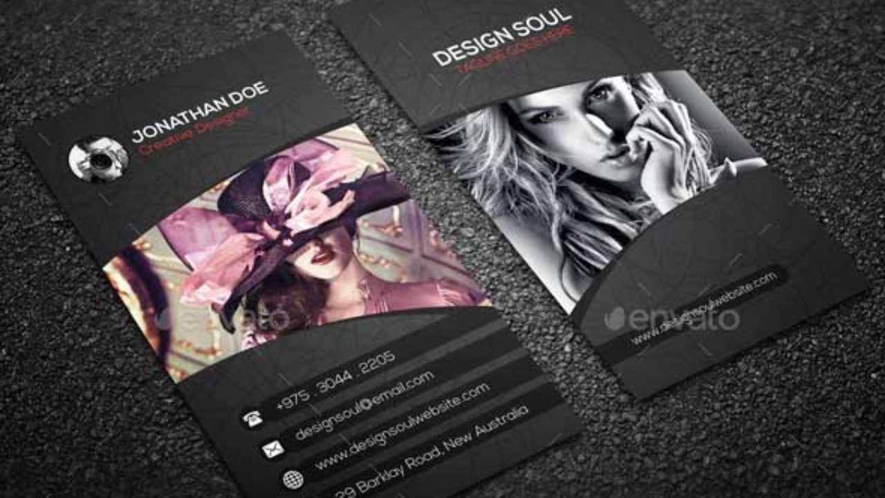 20+ Best Photography Business Cards In PSD Templates For Photography Business Card Template Photoshop