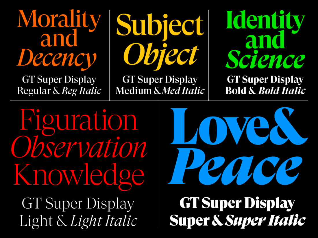 Fonts for designers