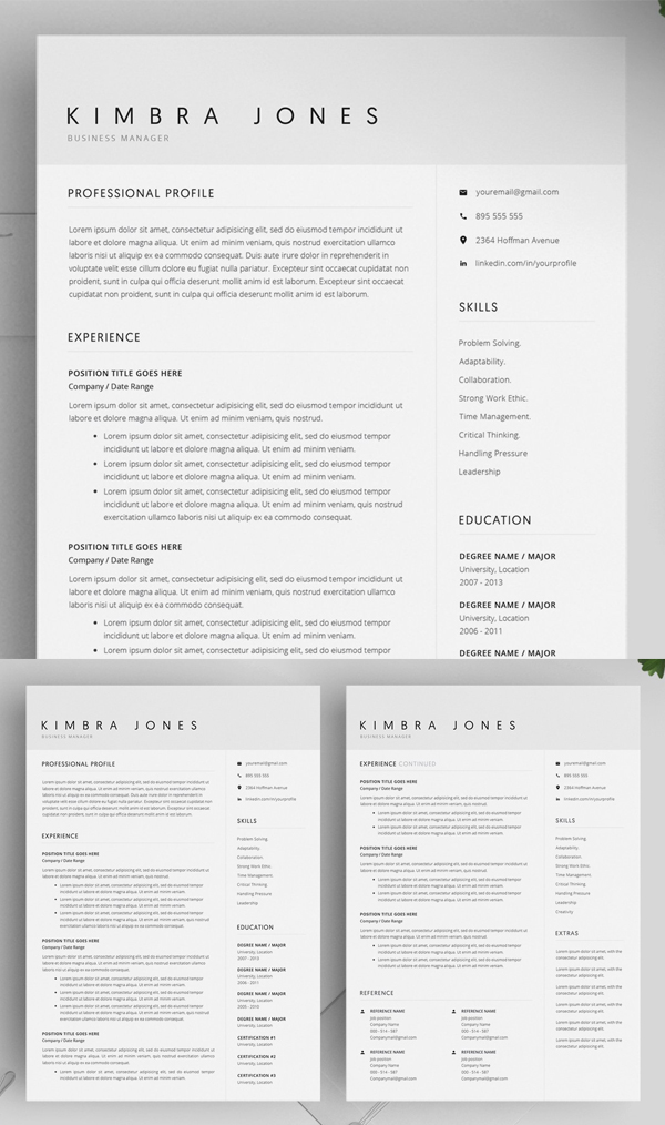 Featured Resume Template