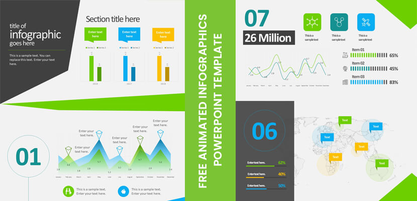 Free animated business infographics
