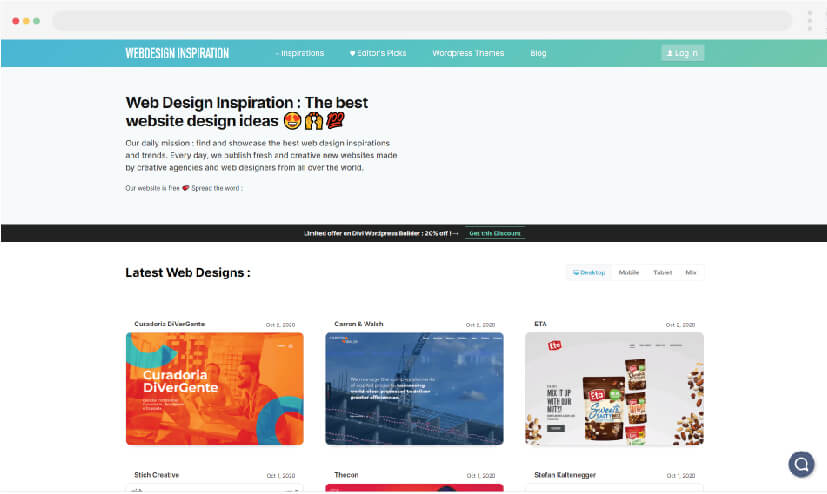 6 Inspiration for web design Inspiration for web design