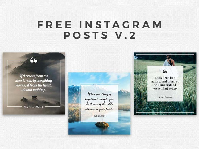 Instaframe-posts-v Instagram Mockup Templates to download for your presentations