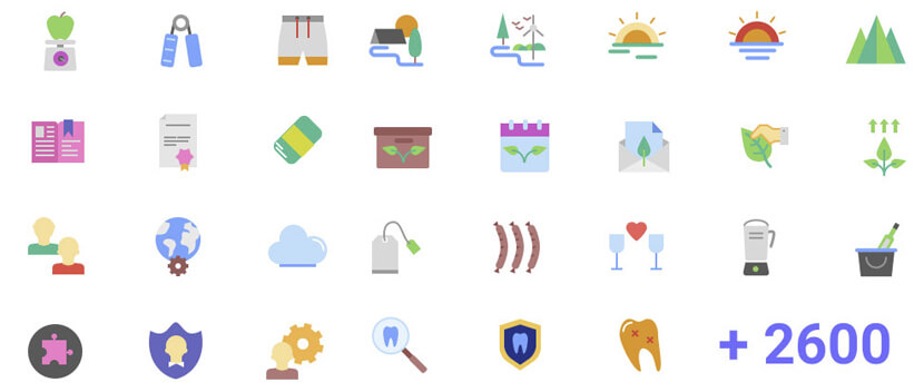 Magicons Flat Free Icon Pack
