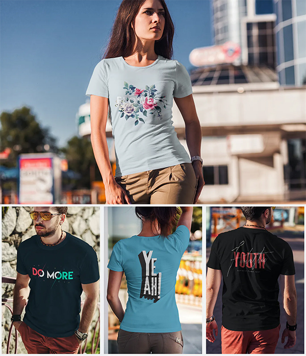 Best Fashion T-Shirt Mockup - Free T-Shirt Mockup Templates PSD