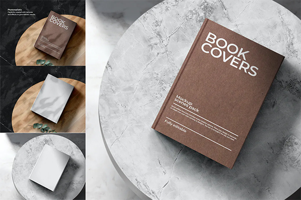 Realistic Book Cover Mockup Templates - Best Book Mockup