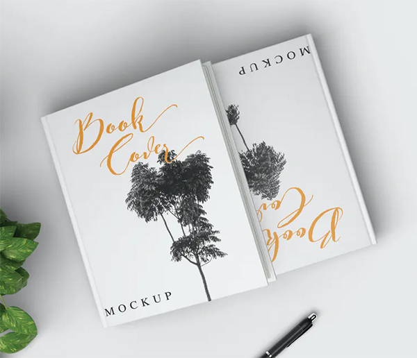 Simple perfect book cover mockup