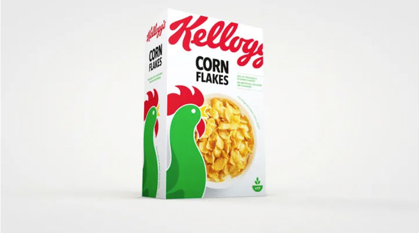 Kellogg's cereal box or packaging redesign