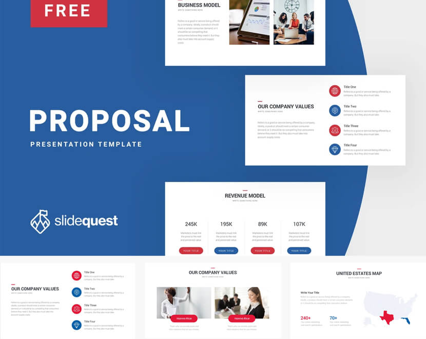 Proposal Free Google Business Slide Show Template